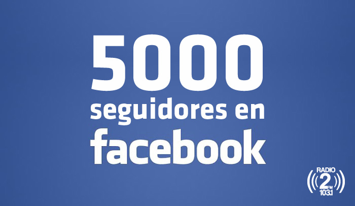 Llegamos a los 5000 amigos en Facebook!!